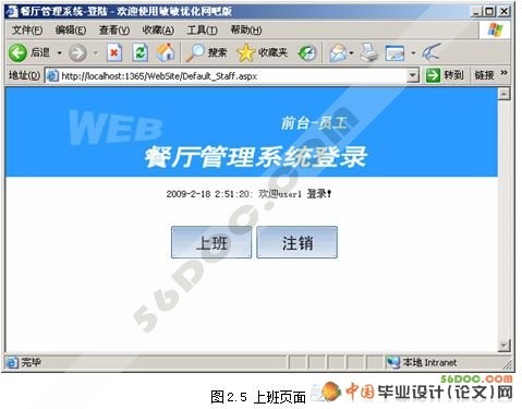 餐厅管理系统(人员管理)的设计与实现(ASP.NET2.0+ACCESS+SQL)