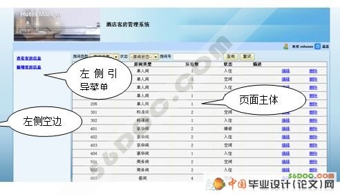 酒店客房管理系统的设计与实现