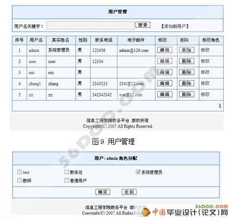 �������ƽ̨�����(��ɫȨ�޼�����ģ��)(ASP.NET2.0+SQL2005)