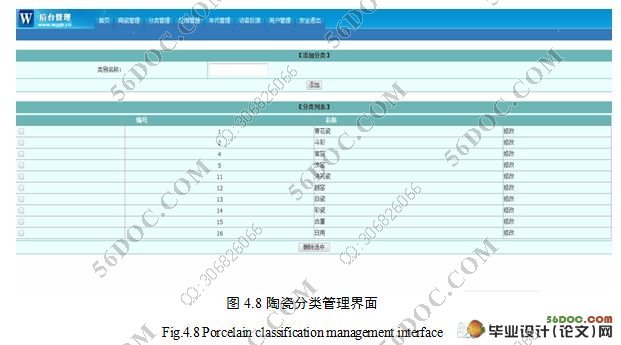 瓷器艺术品收藏管理系统(ASP.NET,Access)(附答辩记录)