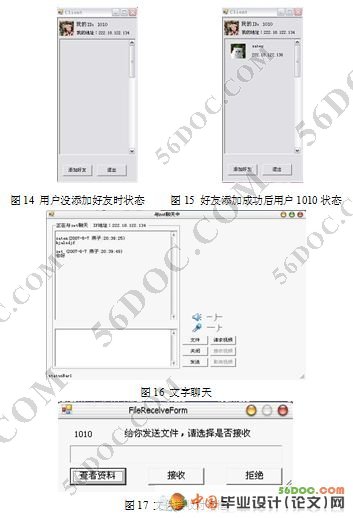基于C#聊天软件的设计与开发(文字聊天,文件传输模块)