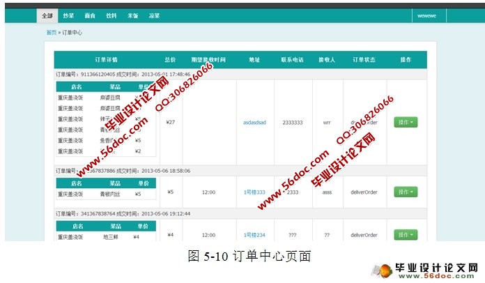 校园网上订餐系统的设计与实现(PHP,MySQL)