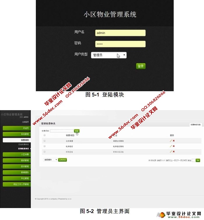 小区物业管理系统的设计与实现(JSP,MySQL)