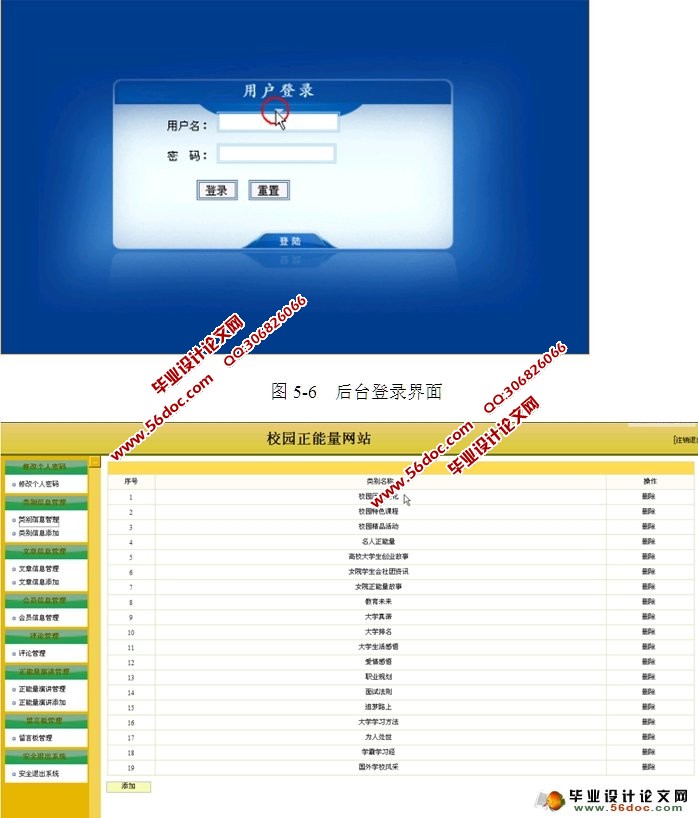 校园正能量网站的设计与实现(JSP,SQLServer)
