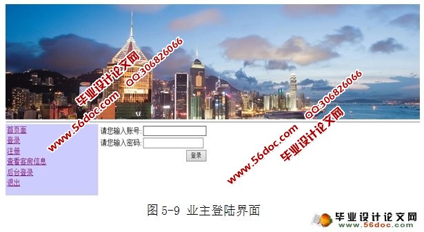 酒店宾馆管理系统的设计与实现(SSH,MySQL)