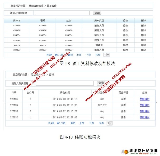 酒店餐饮点菜管理系统的设计与实现(SSH,MySQL)
