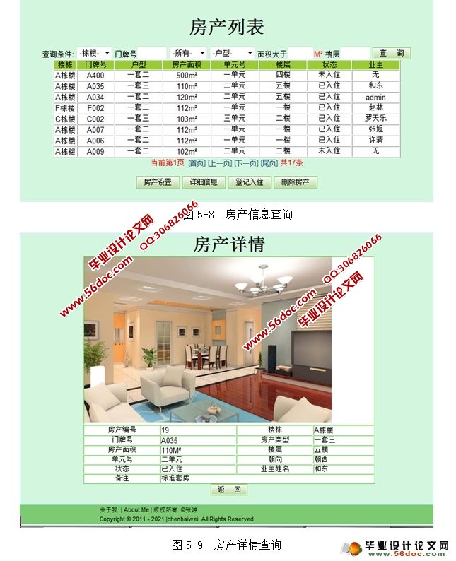 小区物业管理系统的设计与实现(MyEclipse,MySQL)