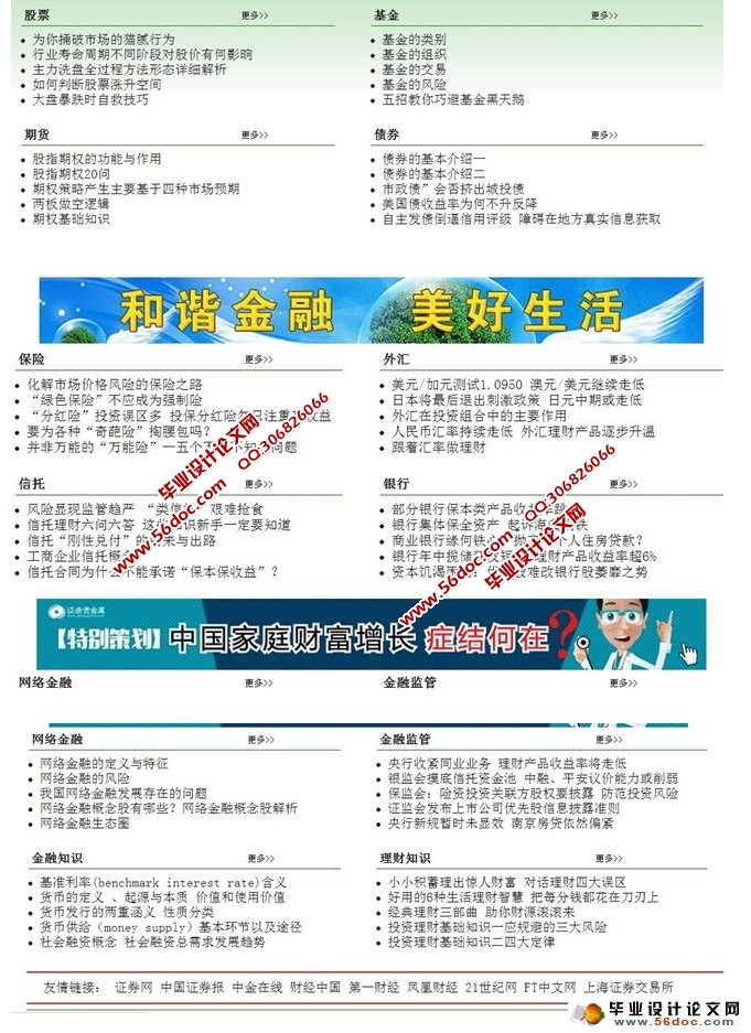 金融投资产品的分析与管理系统的设计与实现(SSH,MySQL)