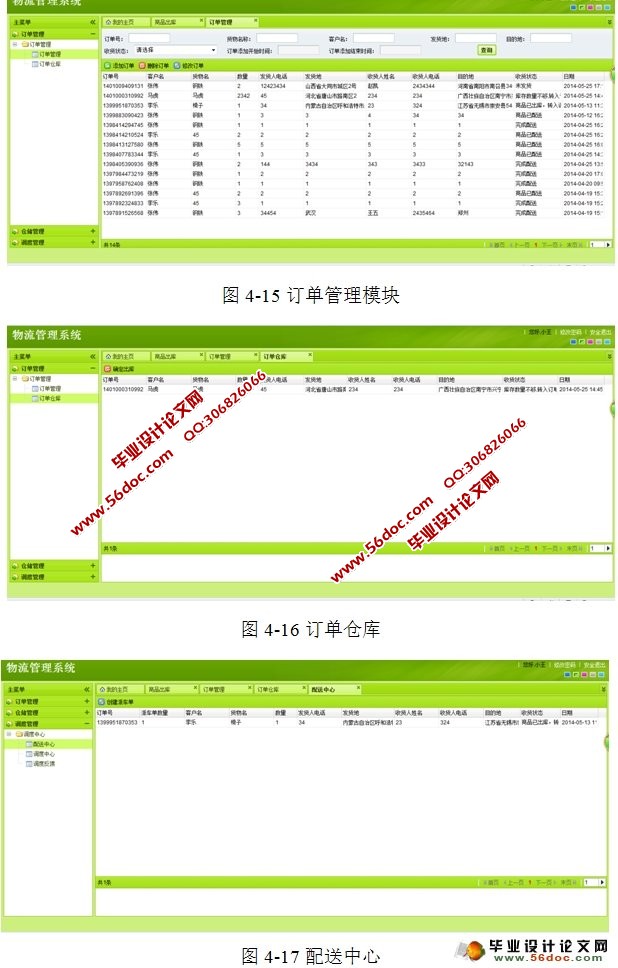 基于SSH的物流管理系统的实现(MyEclipse,MySQL)