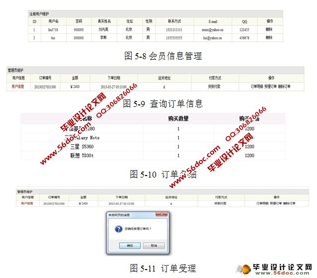 基于WEB的手机销售系统的设计与实现(SSH,MySQL)