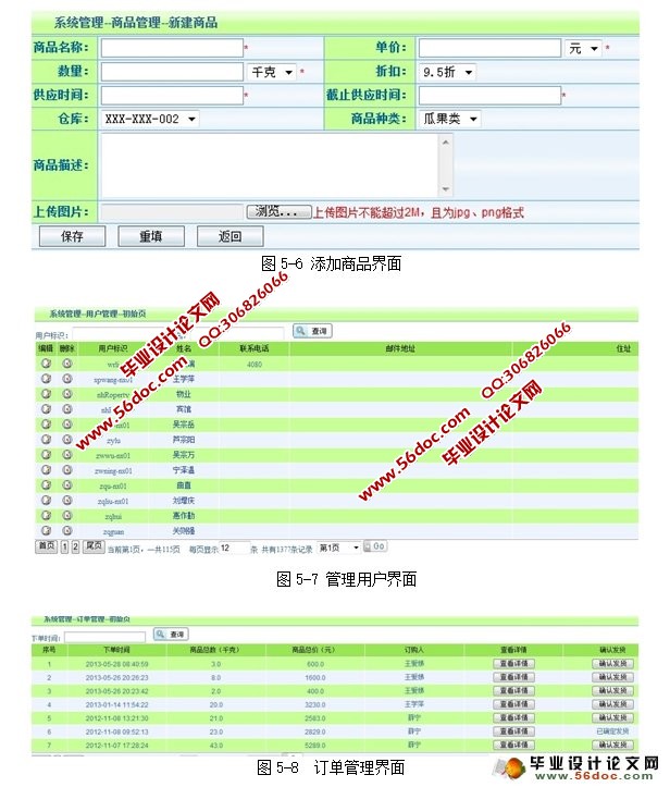农产品网上预订系统的设计(SSH,SQLServer)
