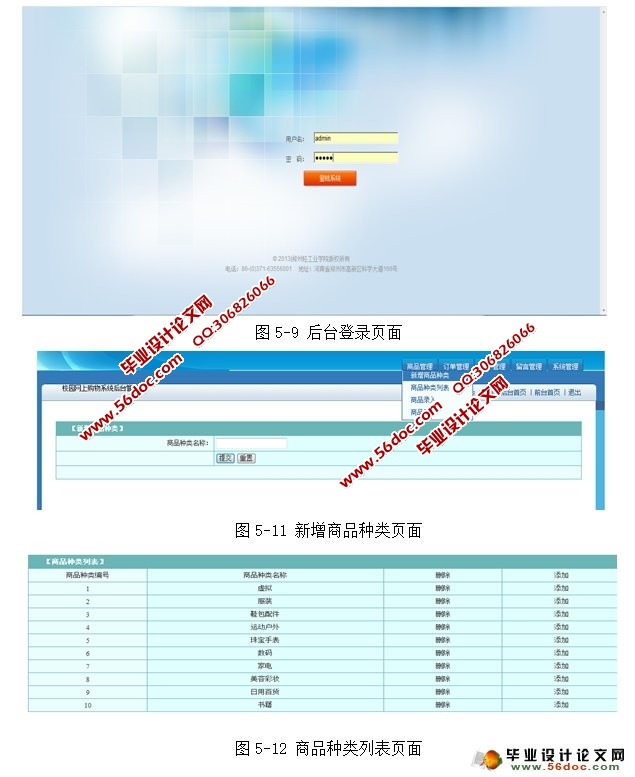 校园网上购物系统的设计与实现(SSH,MySQL)