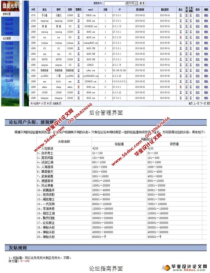 基于JSP的BBS论坛的设计与实现(JSP,SQLServer)