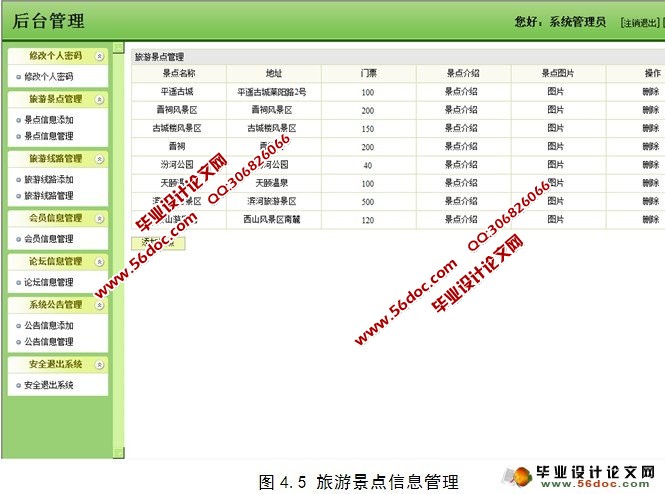 基于JSP的旅游管理系统设计与实现(MyEclipse,SQL)