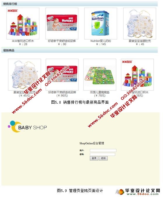 基于SSH婴幼儿产品销售系统设计(Struts2,Spring2,Hibernate3,Oracle)