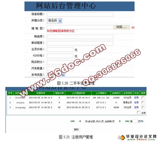基于JSP技术的二手机动车交易网站的设计与实现