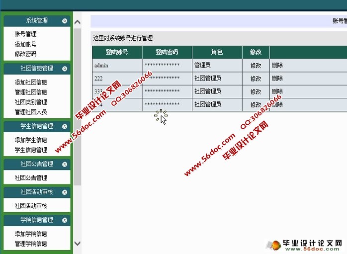 高校大学生社团管理系统的设计与实现(ASP.NET,SQL)