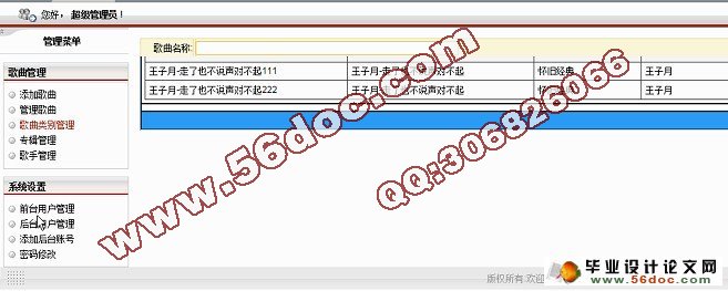 基于ASP.NET音乐网站的设计与实现(SQL)(含录像)
