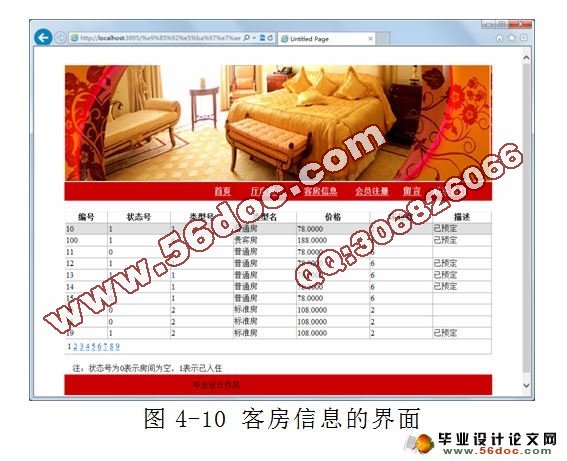 基于ASP.NET酒店管理系统的设计与实现(SQL2005)