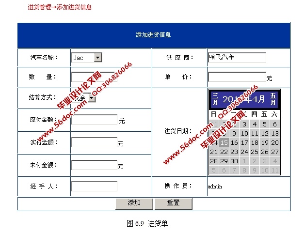 汽车4S店销售管理系统的设计与实现