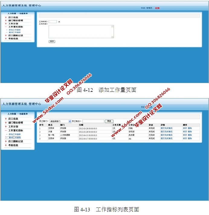 企业人力资源管理系统的设计和实现(SSH,MySQL)