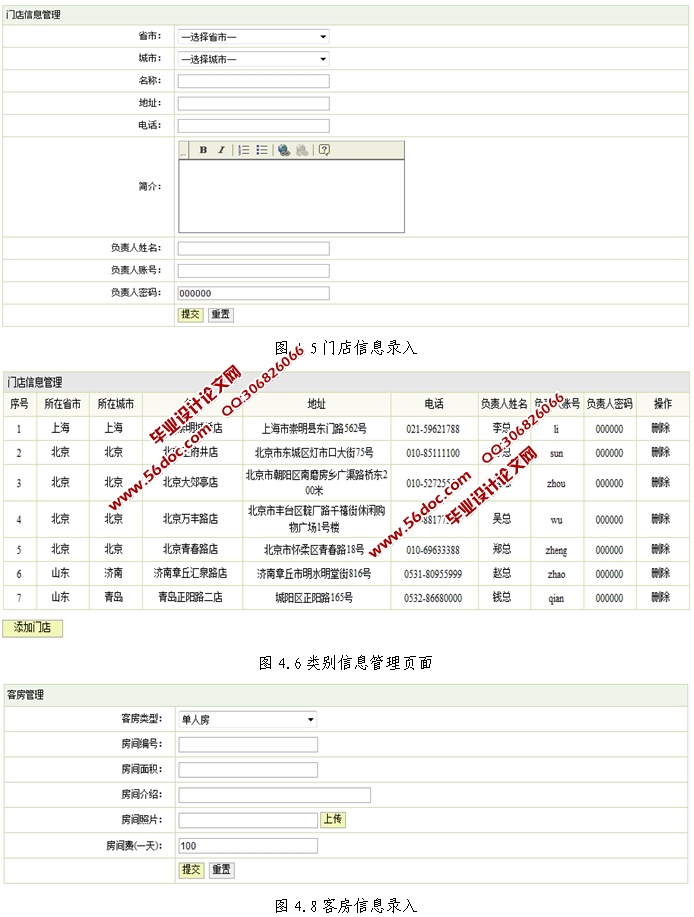 连锁商务酒店客房管理系统的设计与实现(JSP,MySQL)