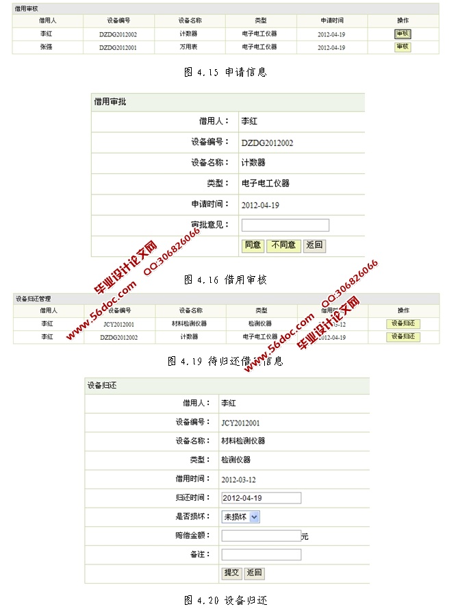 实验室设备管理系统的设计与实现(SSH,SQLServer)