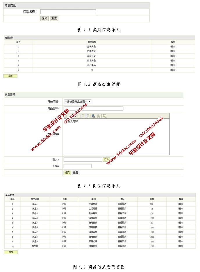 基于JAVA购物网站的设计与实现(SSH,MySQL)