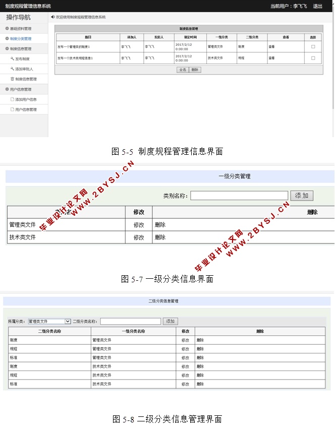 制度规程管理信息系统的设计与实现(ASP.NET,SQL)