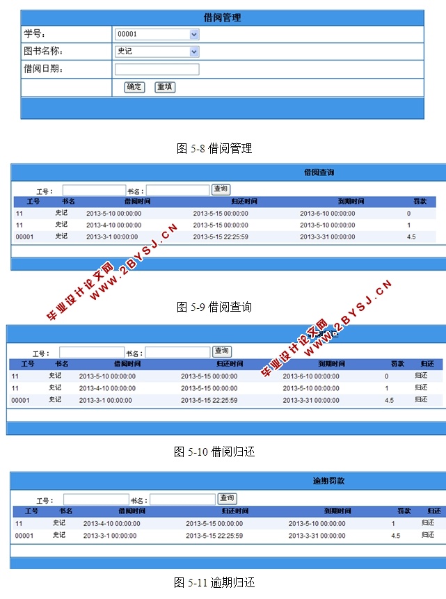 职工书屋图书馆管理系统的设计与实现(ASP.NET,SQL)