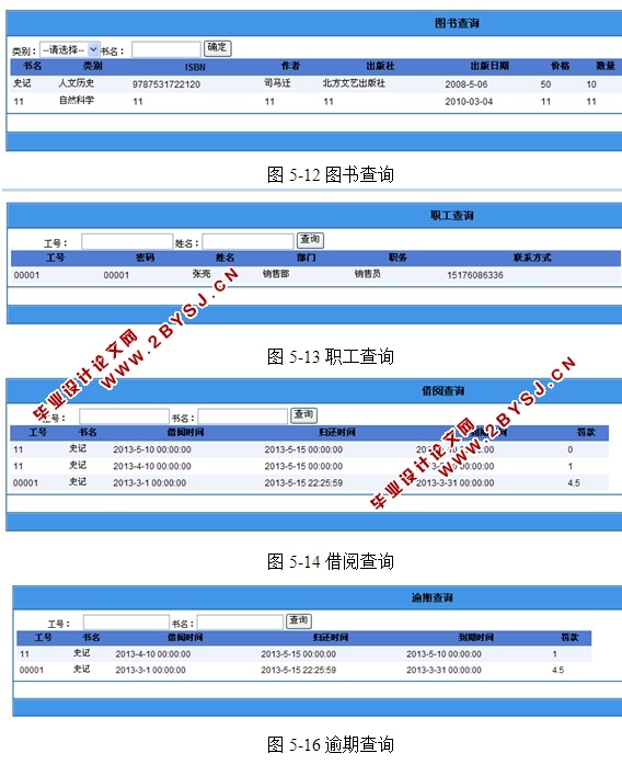 职工书屋图书馆管理系统的设计与实现(ASP.NET,SQL)