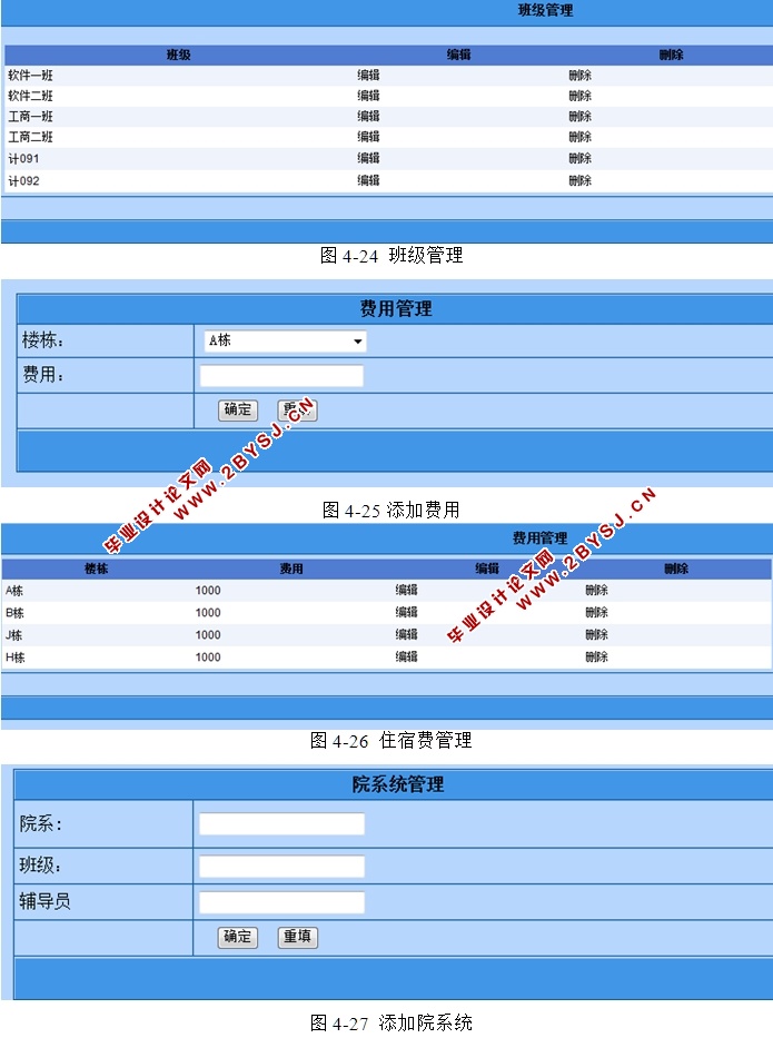 高校宿舍管理系统的设计与实现(ASP.NET,SQL)(含录像)