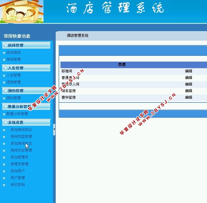 酒店管理系统的设计与实现(ASP.NET,SQL)