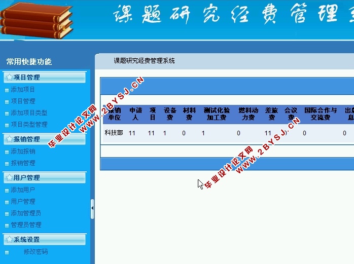 课题研究经费管理系统的设计(ASP.NET,SQL)(三用户权限)