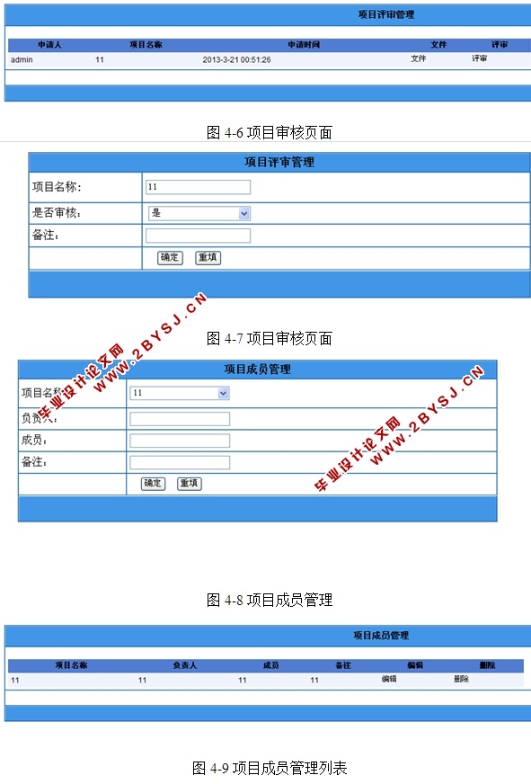 公司项目管理系统的设计与实现(ASP.NET,SQL)