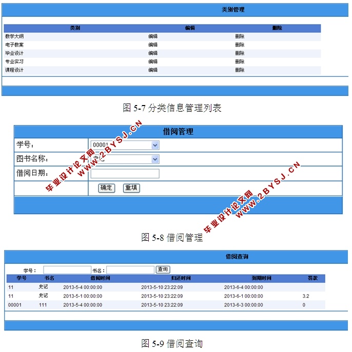 图书馆电子图书管理系统的设计与实现(ASP.NET,SQL)