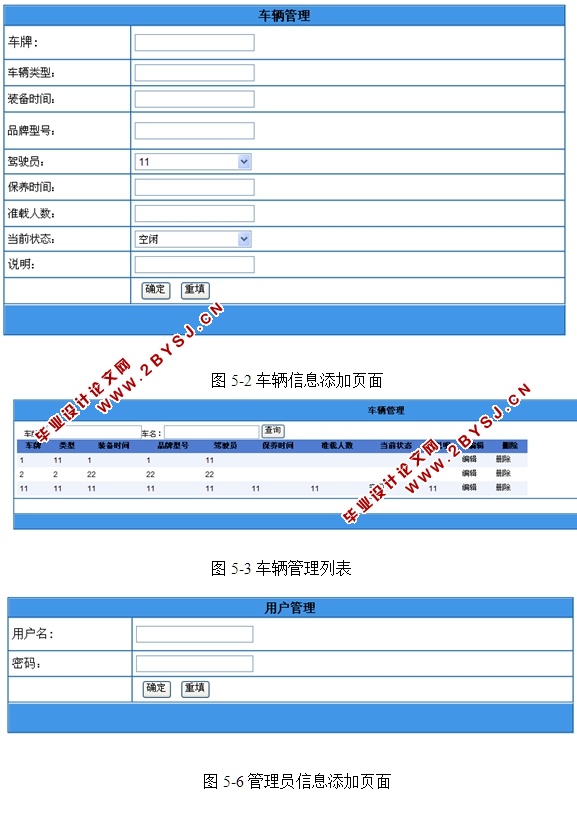 公安海警学院车辆管理系统的设计与实现(ASP.NET,SQL)