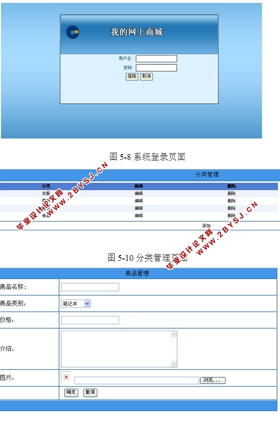 基于WEB的网上购物商城系统设计与实现(ASP.NET,SQL)