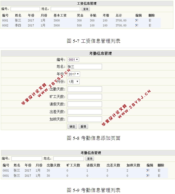 企业工资管理系统的设计与实现(ASP.NET,SQL)(含录像)