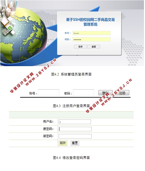 基于SSH校园网二手商品交易管理系统设计与实现(MySQL)