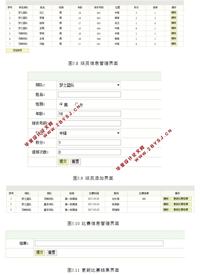 校篮球联赛管理系统的设计与实现(JSP,MySQL)(含录像)