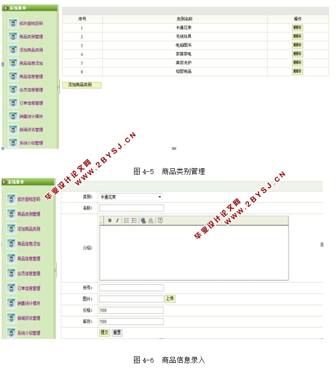 基于JavaWeb的购物网站(商城)的设计与实现(SSH,MySQL)(含录像)