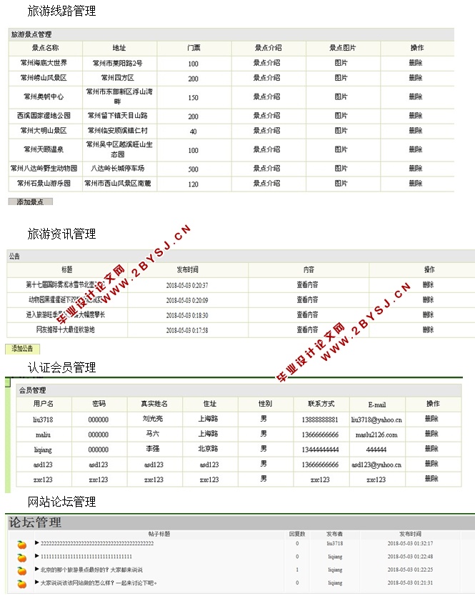 基于web的湖北省露营网站的设计与实现(JSP,SQLServer)(含录像)