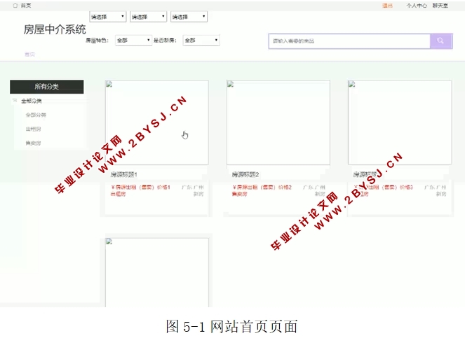 基于B/S的房屋中介管理系统的开发与设计(JSP,MySQL)