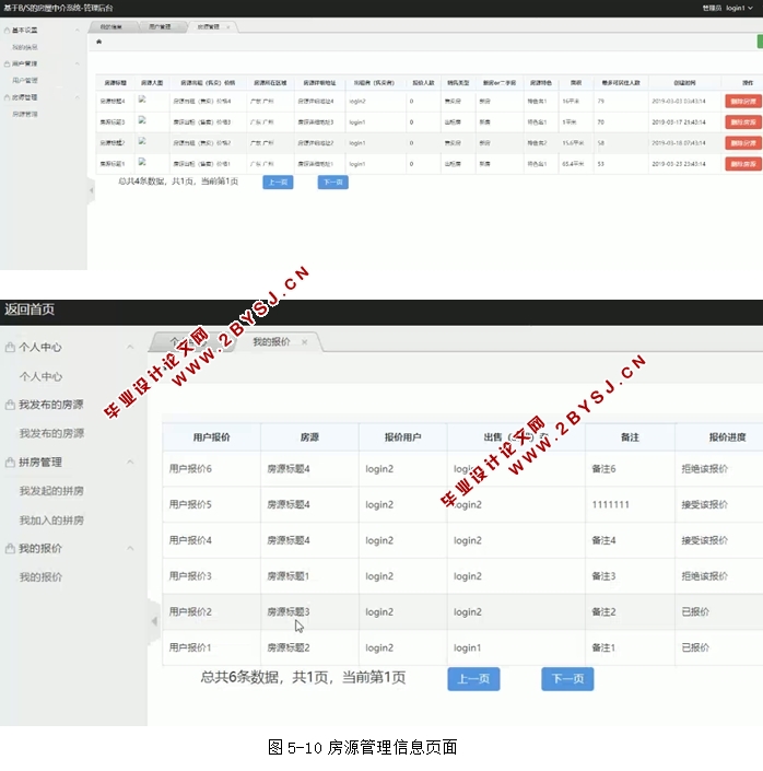 基于B/S的房屋中介管理系统的开发与设计(JSP,MySQL)