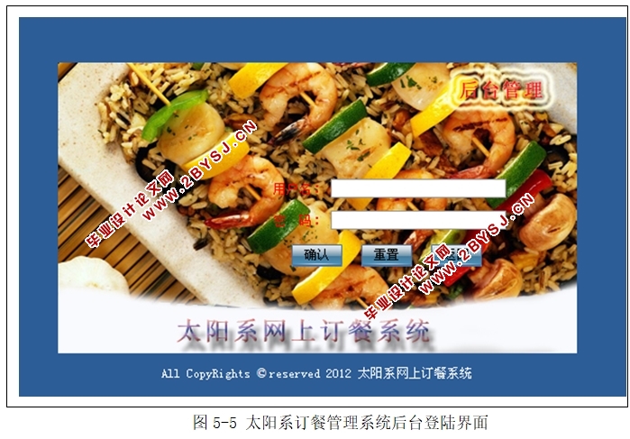太阳系订餐管理系统的设计与实现(JSP,MySQL)