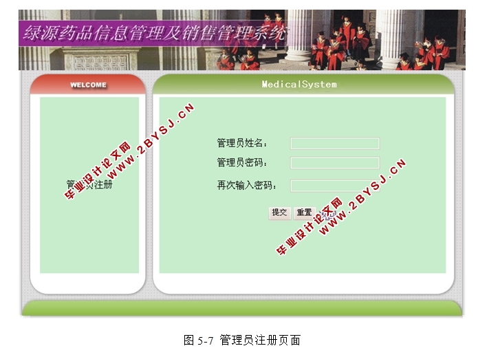 绿源药房信息管理及销售管理系统的设计和实现(JSP,SQLServer)