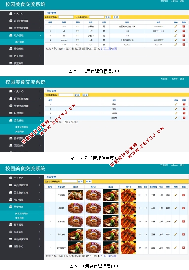 基于推荐系统的校园美食交流系统的设计与开发(JSP,MySQL)