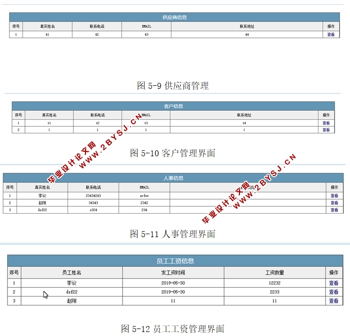 基于Java的公司管理系统的设计与实现(SSH,MySQL)