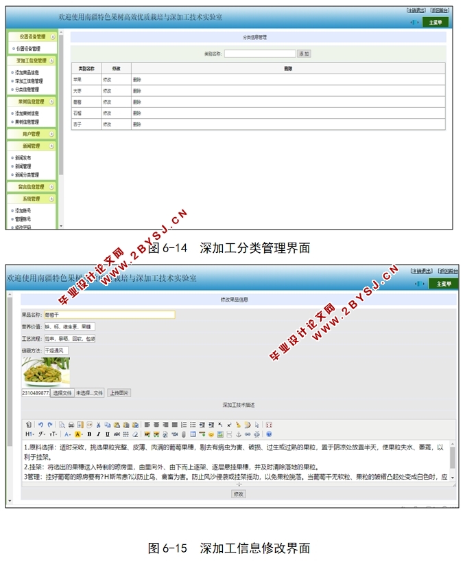 南疆特色果树实验室信息系统设计与实现(ASP.NET,SQL)